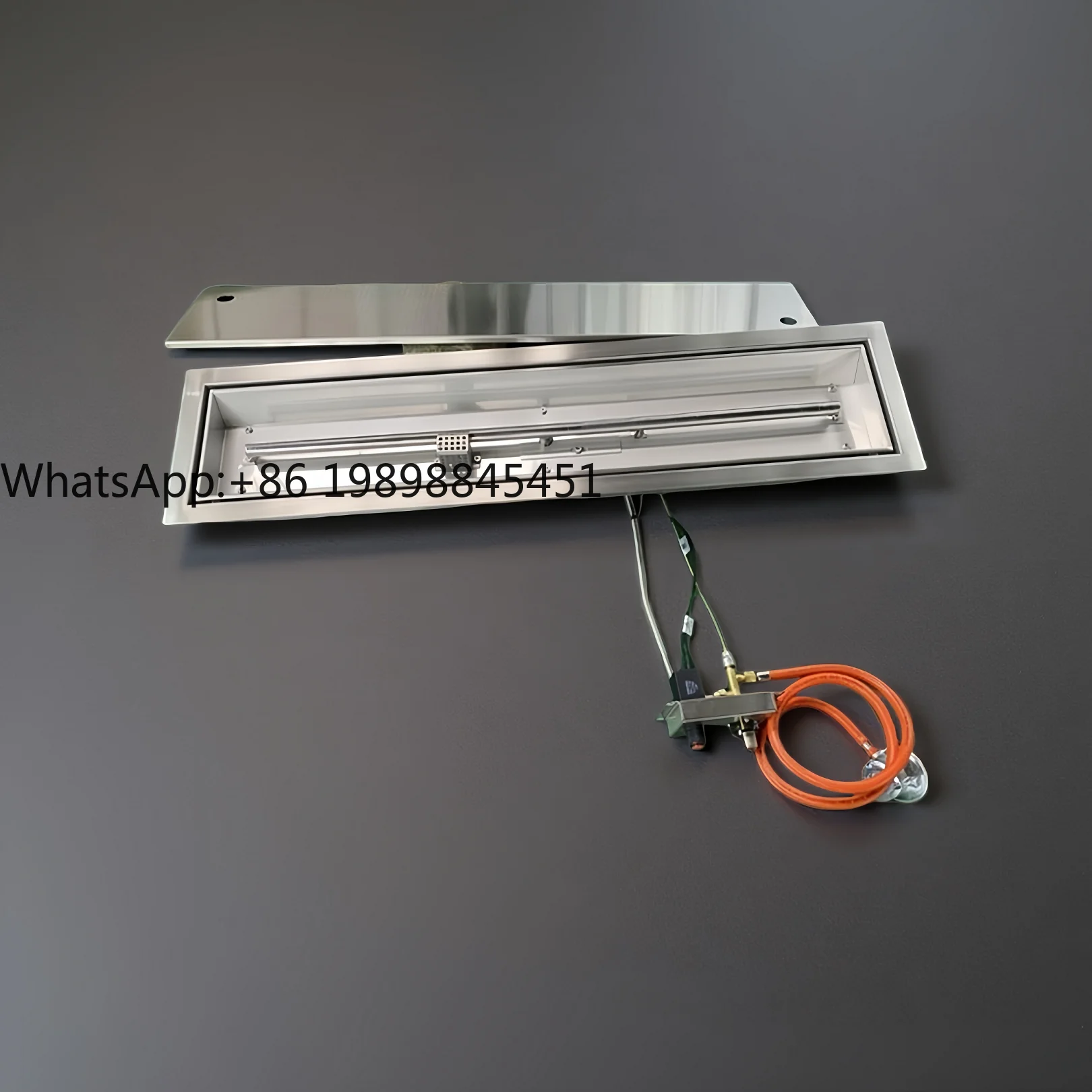 

Fire Pit UleCook 1010x250mm Rectangle Double Pan Fire Pit with T Burner