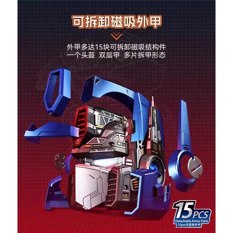 Original Hasbro Transformers MORE THAN MEETS THE EYE! Optimus Prime Helmet Action Toy Figure Mode Ornaments