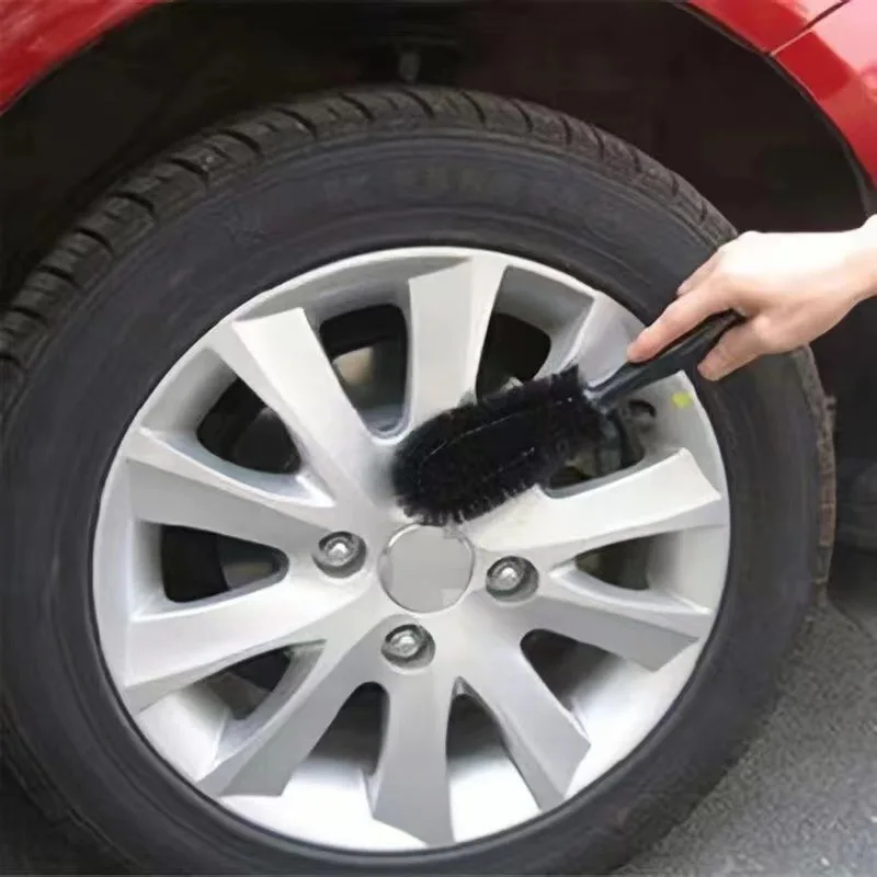 

Car Wheel Brush Tire Cleaning Brushes Tools Car Rim Scrubber Cleaner Duster Handle Motorcycle Truck Wheels Car Detailing Brush