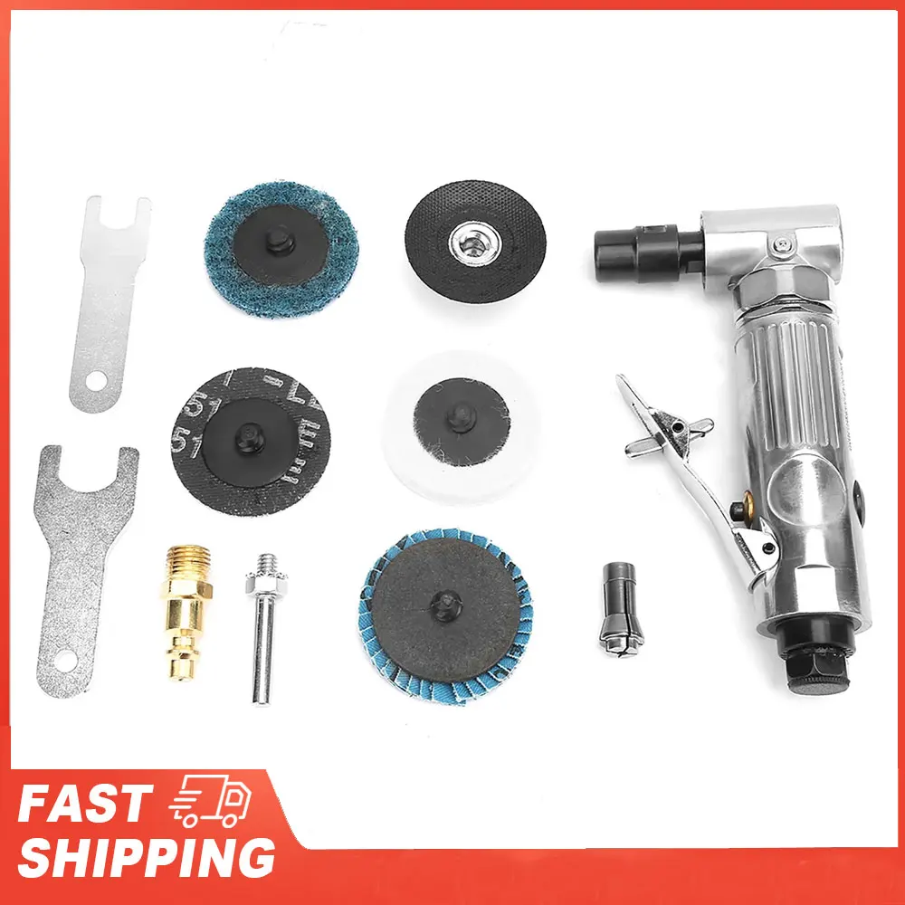 

Пневматическая шлифовальная машина промышленного класса с изгибом 90 градусов и 2-дюймовым шлифовальным диском BSP