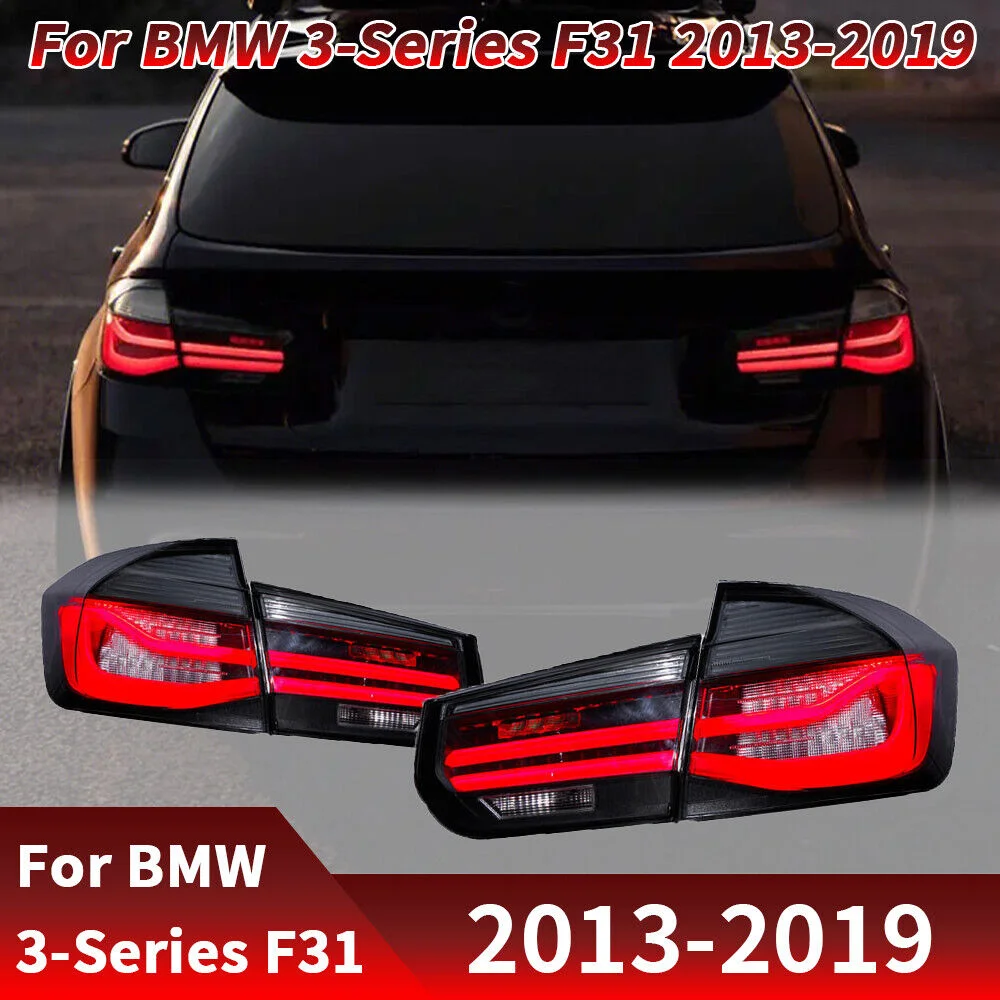 1 Pair Car LED Sequential Blinker Tail Lights Rear lights For BMW 3-Series F31 Sedan 2012-2018 Tail Light Lamp Assembly