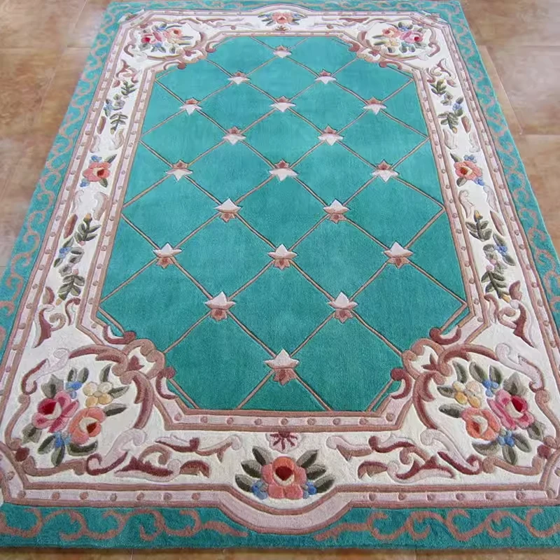 Customized Handmade Wool Carpet For Living Room Home Villa Rugs For Bedroom Thick Table Floor Mat Office Meeting Room Area Rug