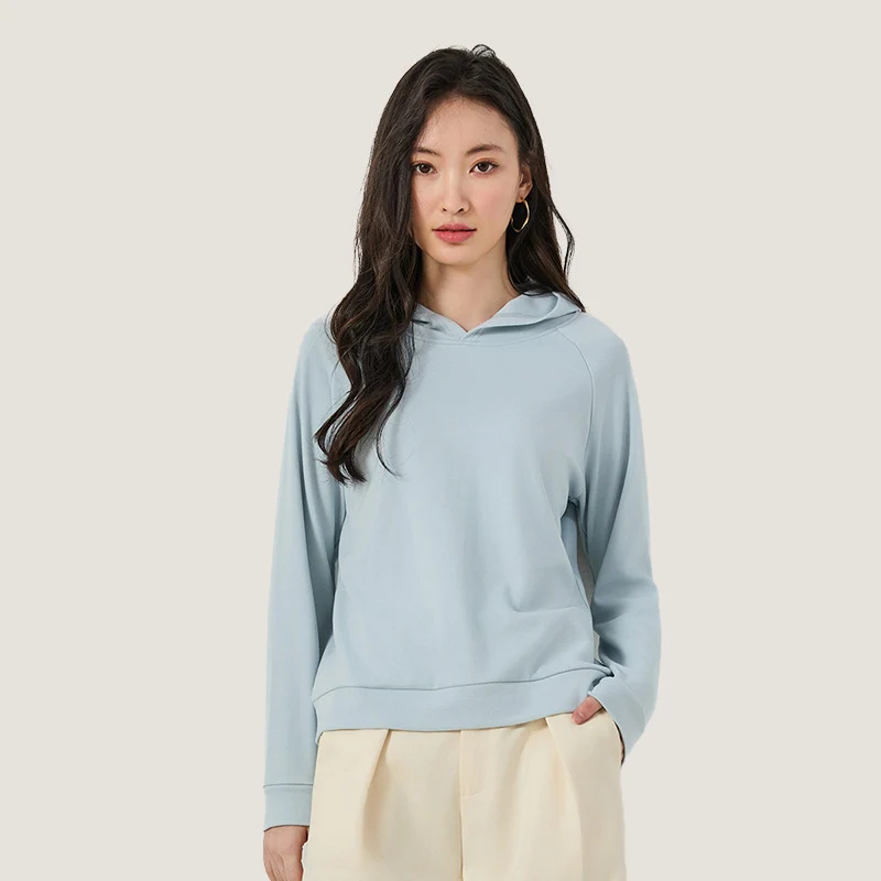 2025 المرأة بلون الأساسية مقنعين البلوز الخريف بسيط كل مباراة البلوز هوديس عادية تشغيل اللياقة البدنية رياضي القمم امرأة