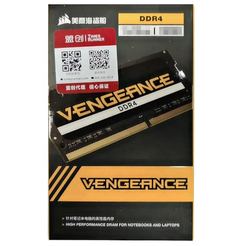 USCORSAIR DDR4 2400 МГц 8 ГБ оперативная память для ноутбука Классический компьютер Черный