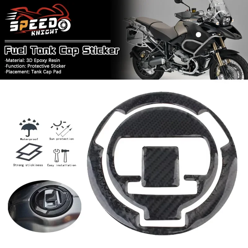 Motorcycle fuel tank pad decals for BMW R1200GS 2008-2012 S1000RR F800R F650GS HP2 Sport gas oil cap cover sticker protector