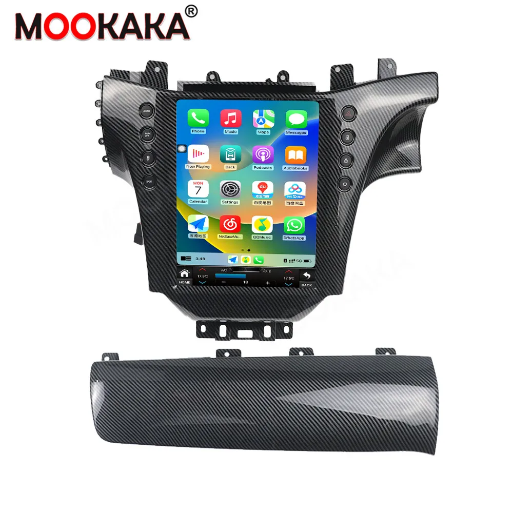 Carbon Fiber Android Auto Carplay Radio For Maserati Gran Turismo GT 2005-2015 Car Stereo Multimedia GPS Navi 12.1
