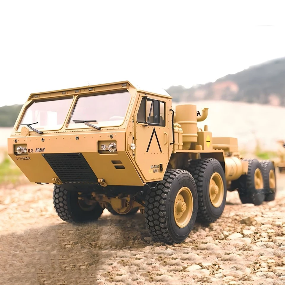 HG P802 1/12 RC 8x8ミリタリートラックトレーラー プロ仕様 電動