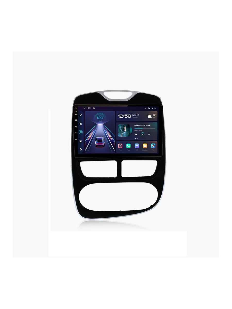 Junsun CarPlay Android Auto Auto Radio voor Renault Clio 4 Zane 2012-2017 GPS Intelligente Systemen Stereo Multimedia Auto Radio - afbeelding 2