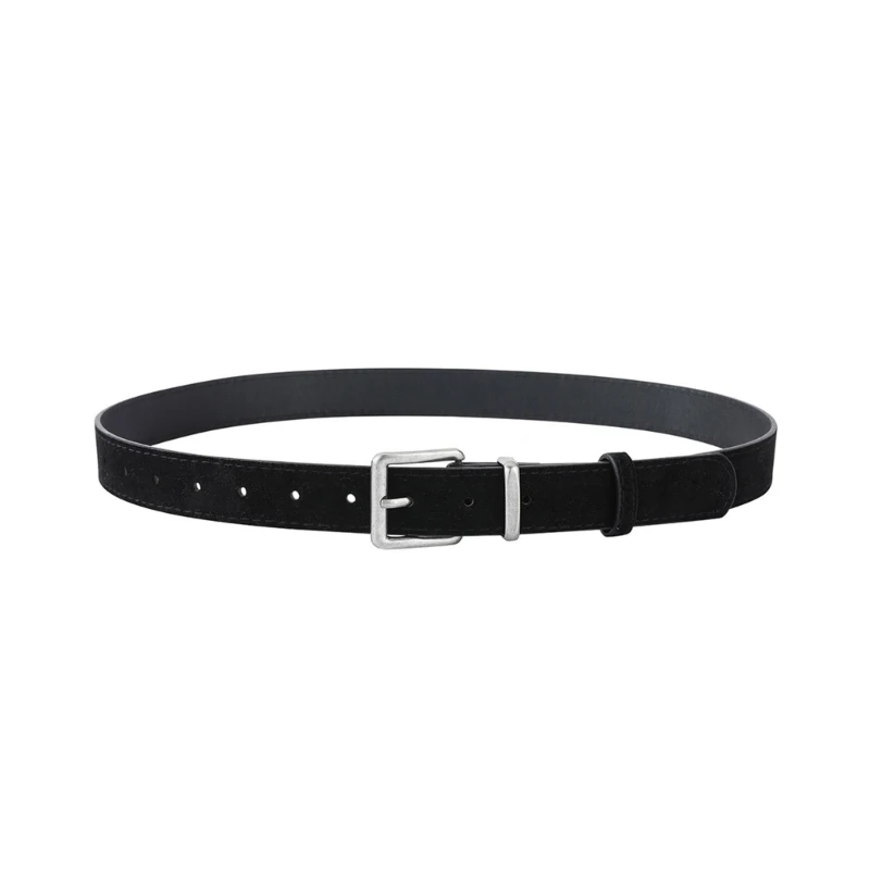 Premium Women's Suedes Belt Secure Pin Buckles Closure Soft Waist Belt Stylish Design for Comfort Adjustable Length