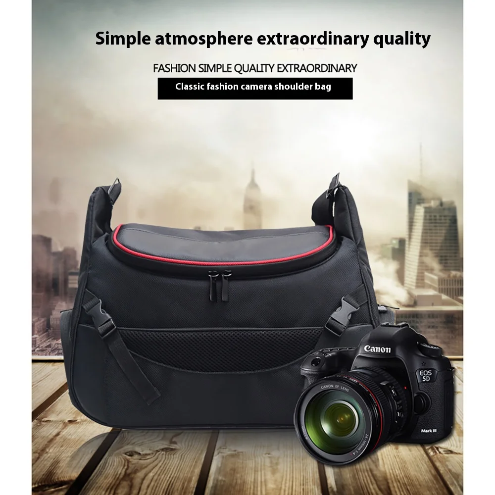 Quality Camera Bag Case with Tripod Holder Waterproof Anti-Shock DSLR SLR Bag for Canon Nikon diagonal backpack