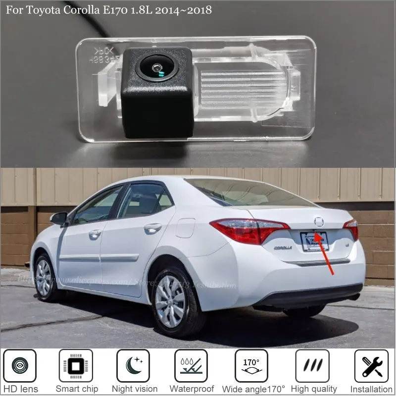 

Car Rear View Camera For Toyota Corolla E170 1.8L 2014 2015 2016 2017 2018 Reversing Camera / High Quality Back Up Camera