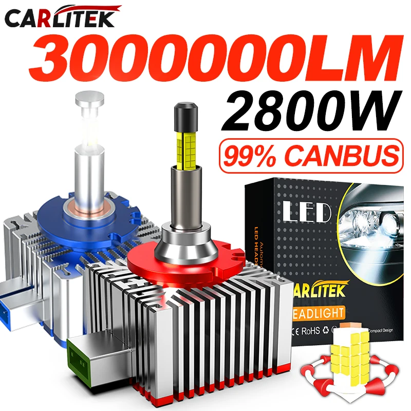 Luces LED D3S D1S para Coche: Evaluación Real del Producto Ballase con 3000000LM y Compatible CANBUS