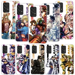 JoJo Bizarre Adventure Anime Phone Case for Samsung Galaxy A15 A14 A13 A12 A55 A54 A53 A52 A35 A34 A33 A32 A25 A24 A23 A22 A04S