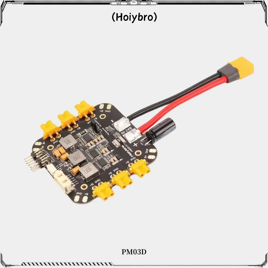 holybro-pm03d-modulo-de-alimentacion-xt30-xt60-6s-compatible-con-controlador-de-vuelo-utiliza-monitor-de-potencia-i2c-para-multirotor-x500