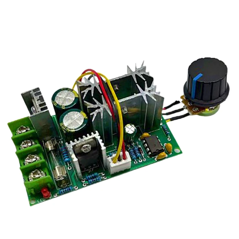 1 PCS DC Motor Speed Controller Stepless Speed Regulation Pulse Width PWM Controller DC 12V 24V 36V 48V 20A