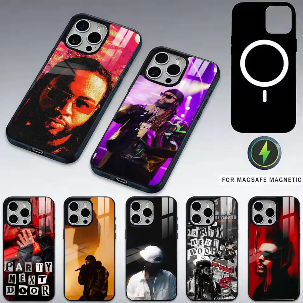 

SINGER Partynextd--door COLOURS Black Phone Case For iPhone17,16,15,14,13,12,11 Plus,Pro Magnetic with Magsafe Wireless Charging