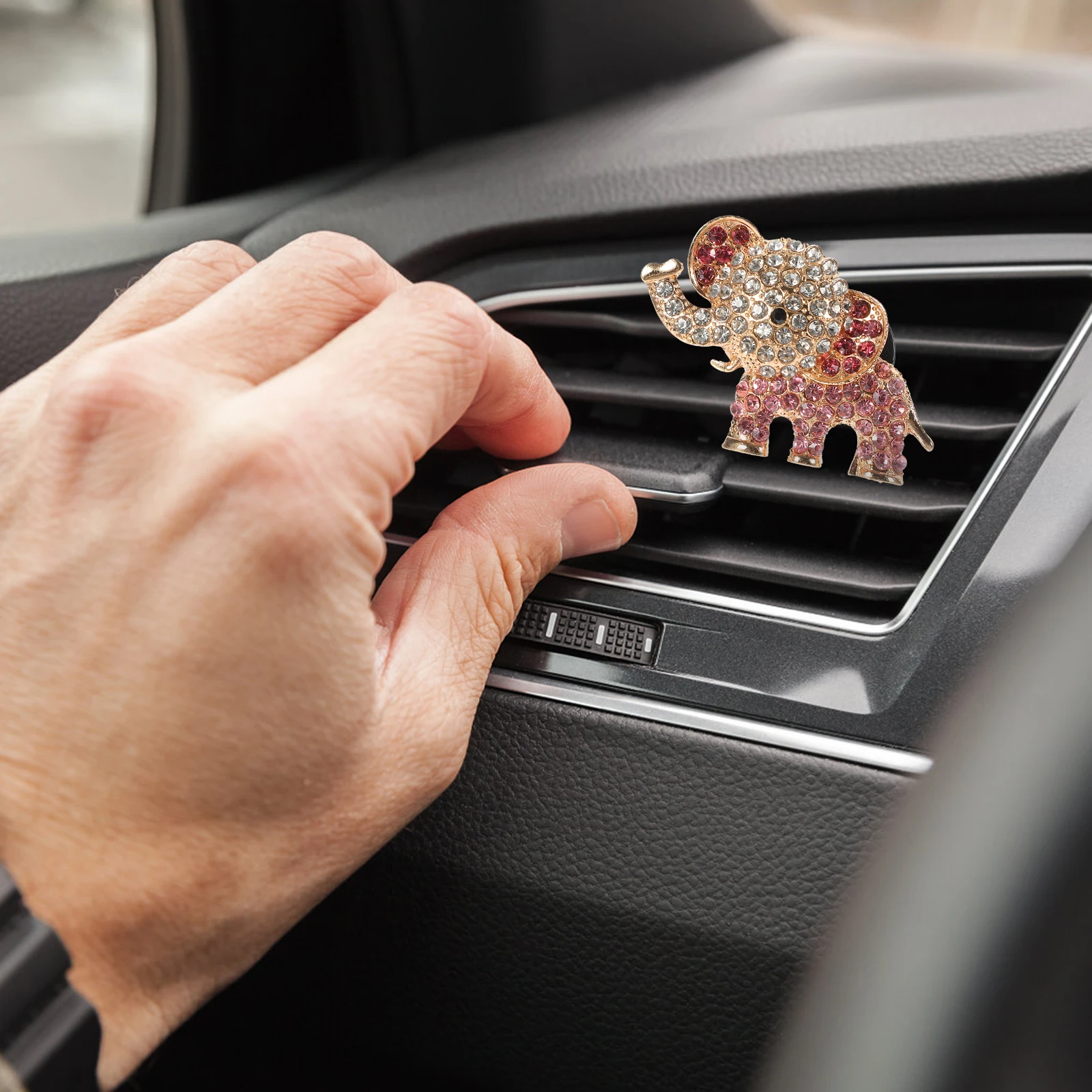 

Car Perfume Elephant Fragrance Diffuser Air Freshener Automobile Inner Decoration Clip