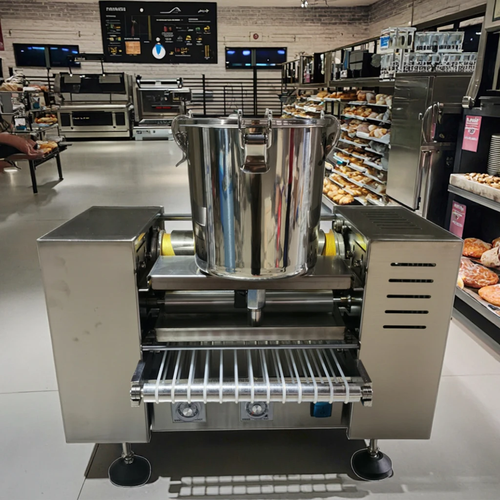 

Electric Samosa Spring Roll Sweet Snack Maker Machine Automatic Dough Roti Tortilla Dumpling Crepe Maker for Durian Cake Pancake