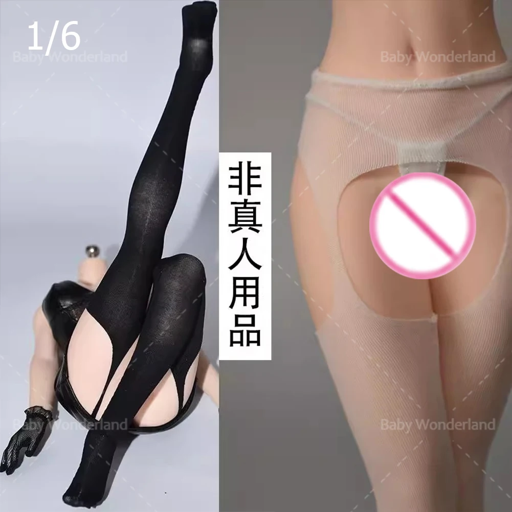 Sexy Hosenträger im Maßstab 1:6 mit eng anliegenden Strümpfen, Kleidung, Modell, passend für 12 Zoll TBL PH, Soldatin, Actionfigur, Körperpuppen