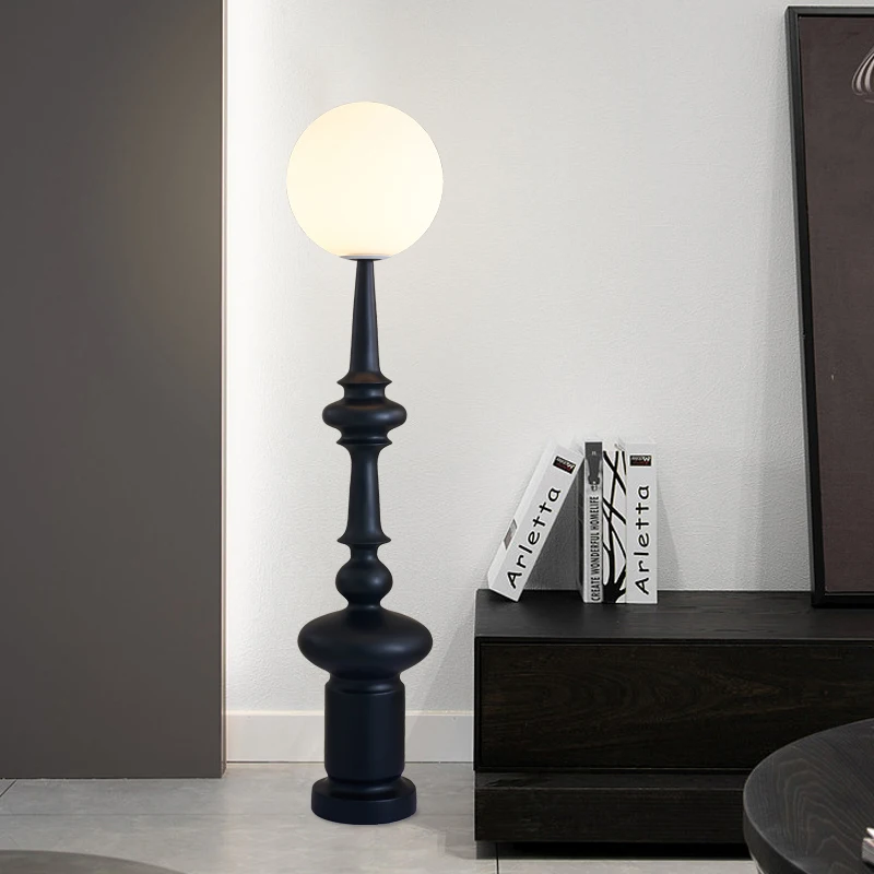 

French medieval floor lamp living room bedroom Italian Roman retro designer sofa ornament bedside atmosphere table lamp