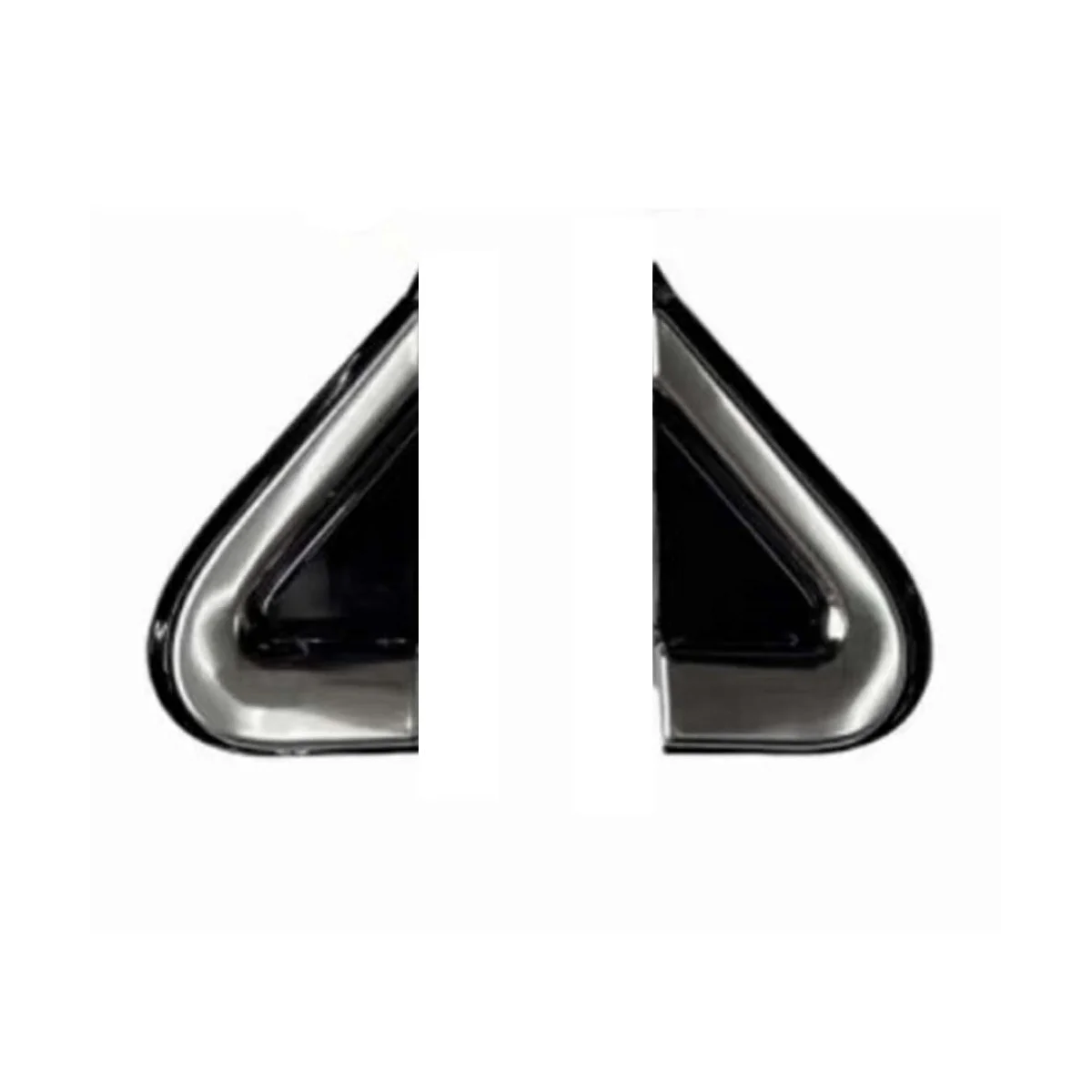 Car Chrome Front Window Triangle Plate Triangle Garnish Cover Panel for Dodge Dart 2012-2016 68083130AD 68083131AD