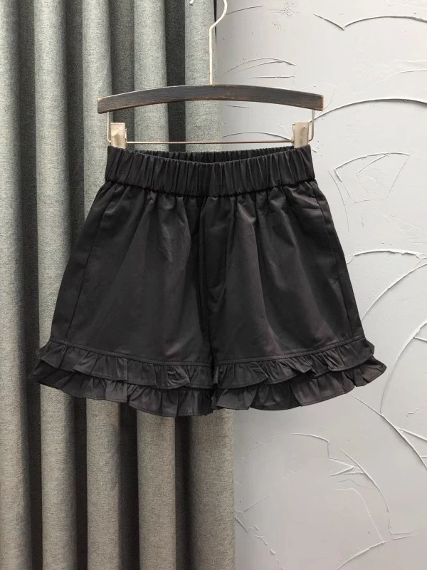 Hoge taille ort broek dames zomeroutfit Koreaanse Sle bloemenprint katoen wijde pijpen broek asymmetrisch ontwerp voor woon-werkverkeer