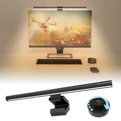 Barra de luz para Monitor de ordenador, lámparas de escritorio con Control remoto inalámbrico, pantalla, pantalla, luz colgante, protección ocular