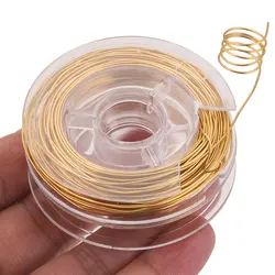 10m/roll Stainless Steel String Wire Pvd Plated Gold Rope Cord Fishing Thread for DIY Bracelet Necklaces Earrings Jewelry Making