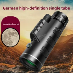 40X60 Military Zoom High-definition Powerful Binoculars Remote Portable Professional Telescopes Monocular Hunting Camping