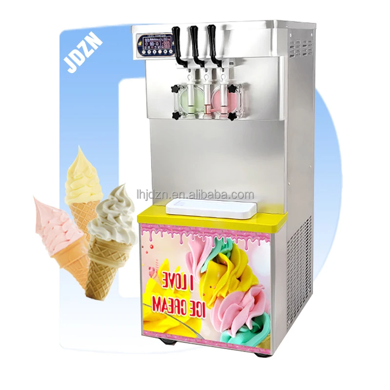 

Real Fruit Snack Automated Gelato Freezer Cone Making Creme Cornet De Glace Maker Industrial Continuous Hard Ice Cream Machine