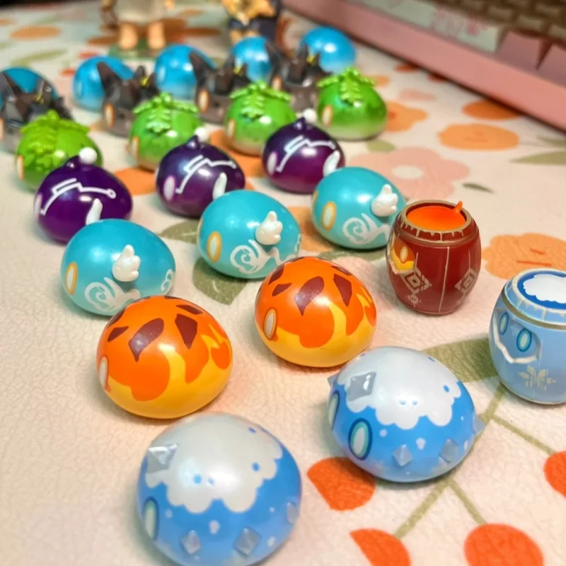 Genshin Impact Genuine Meloshen Series Nata Youlong Series Slim Series Mini Blind Bag Cute Grain Sitting Games Peripheral Toys