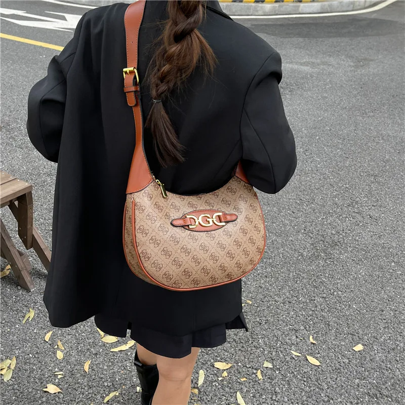 

Classic Vintage Inspired Women Tote Bag Luxury Leather Handbag High End Crossbody Bag Elegant Shoulder