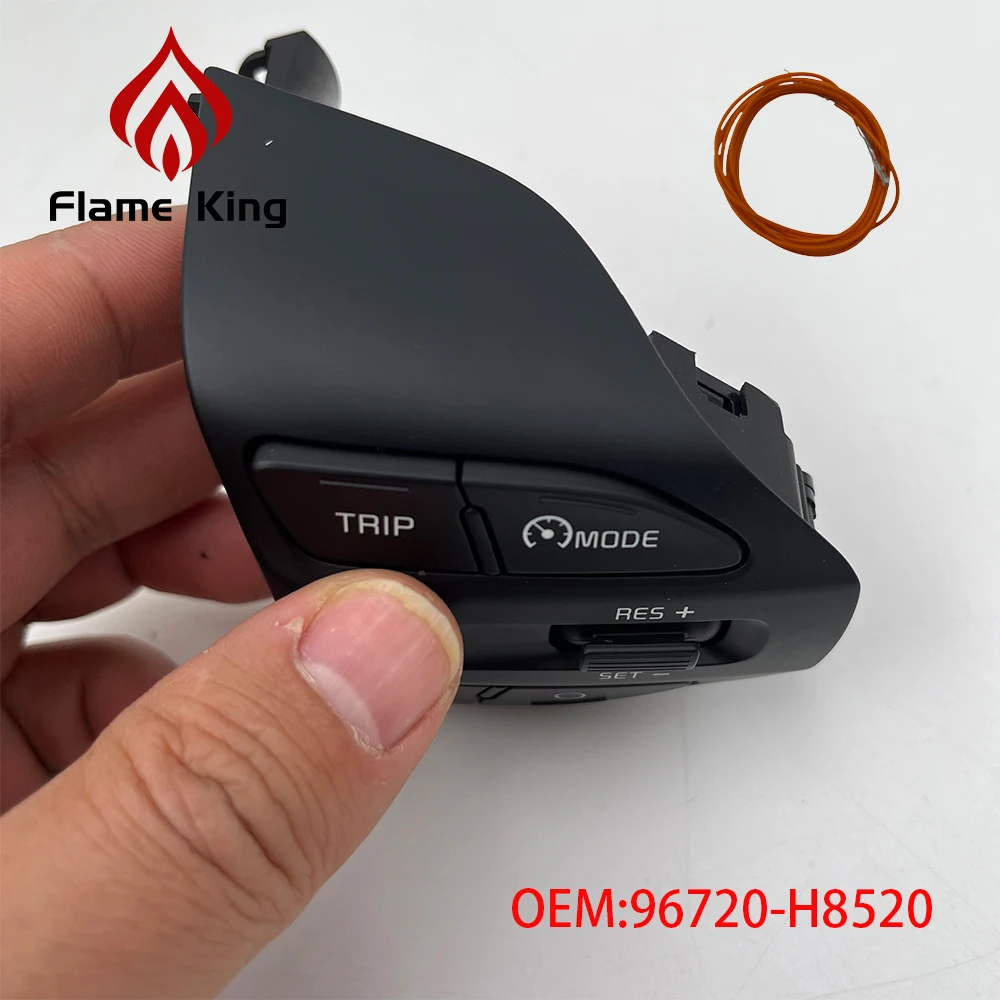 Flame king FOR kia 2018-2023 RIO XLINE MORNNG steering wheel switch cruise control switch OEM 96720-H8520 96720H8520