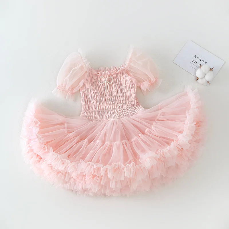 Prinzessinnenkleid für Babymädchen Sommer Tüllrock 2026 Neues TUTU-Kleid für Mädchen Party Abend Geburtstag – Detail 18