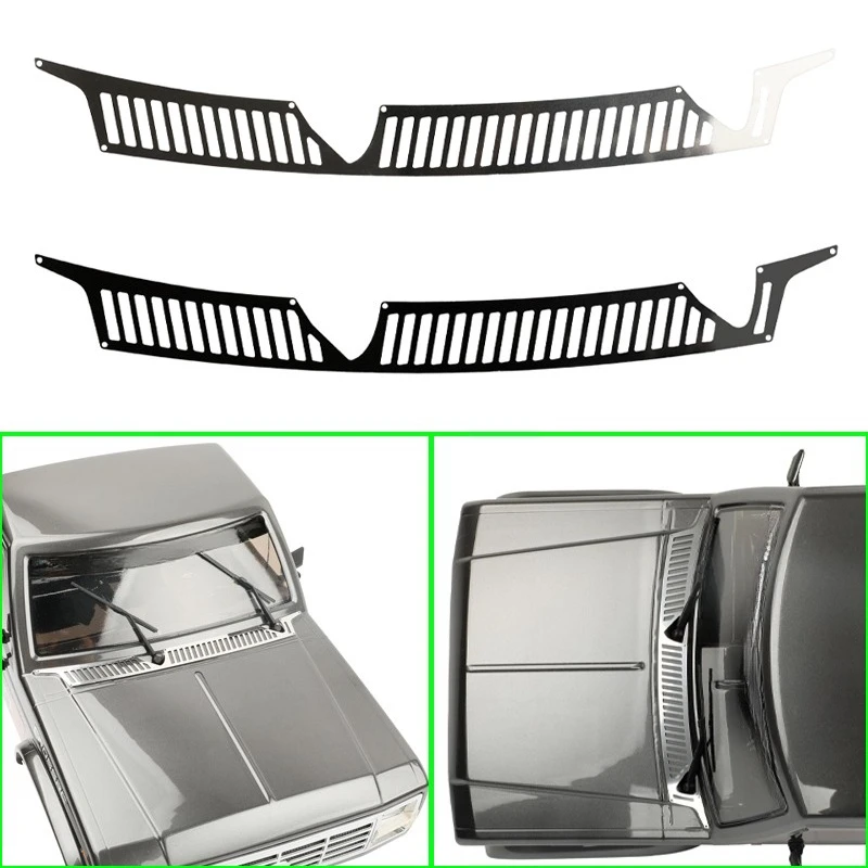 Pezzo decorativo della griglia di dissipazione del calore inferiore di simulazione del metallo per accessori EMO XL 1/8
