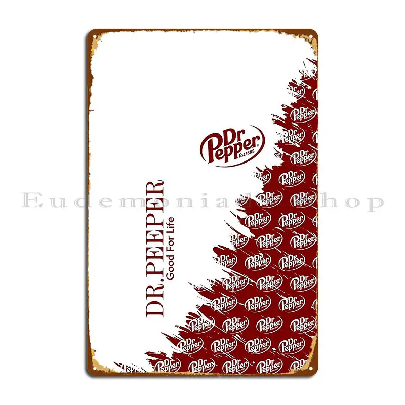 Dr Pepper Retro De Dr Pepper En 3d Jpg Metal Signs Wall Mural Club Wall Custom Print Decoration Tin Sign Poster