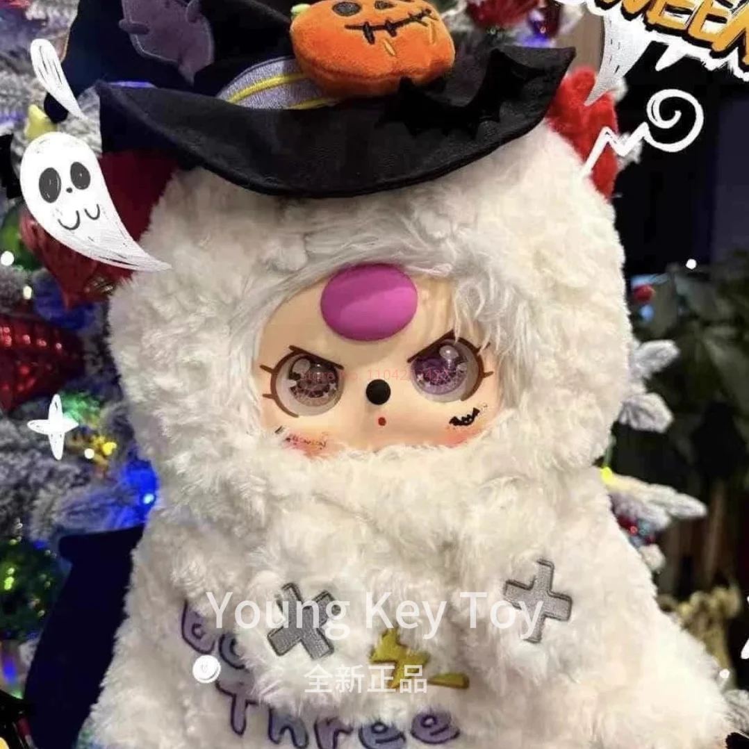 جديد وصول الأصلي الطفل ثلاثة سلسلة هالوين محدودة 400% صندوق أعمى دمية لعبة جمع الشكل غرفة زخرفة هدايا عيد الميلاد