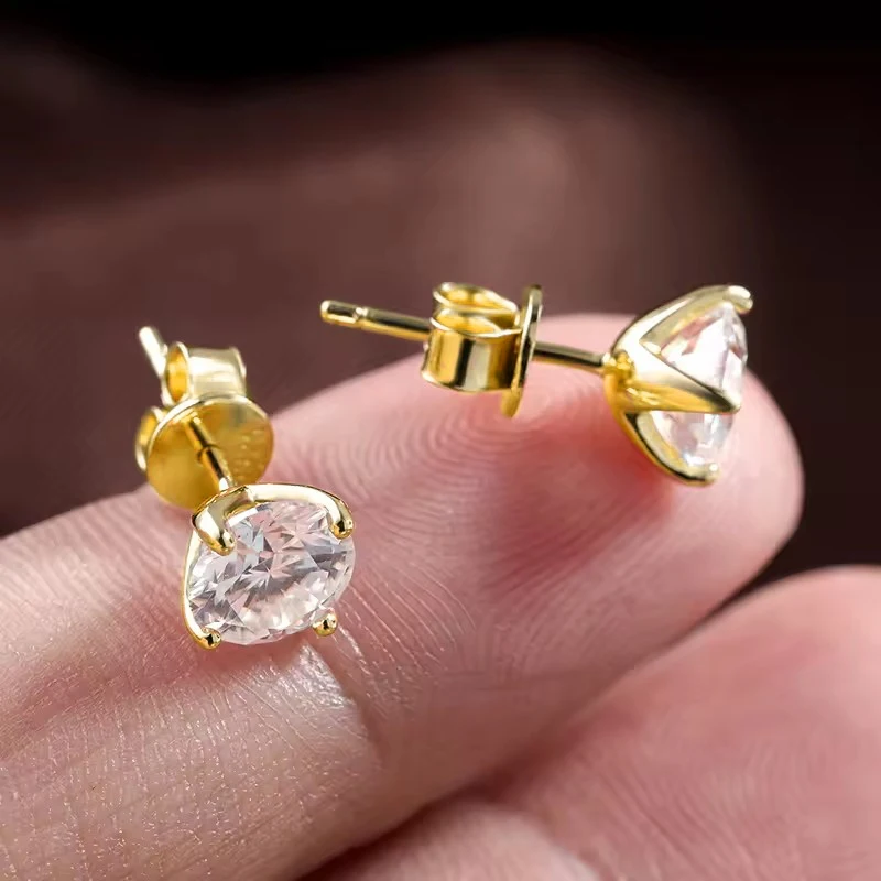 Thumbnail 3 - #89 Latest Moissanite Stud Earrings Offers