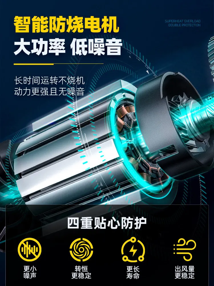 Hot air hair dryer, temperature adjustment, film heating, special purpose, high-temperature anti-scald, small-sized baking gun