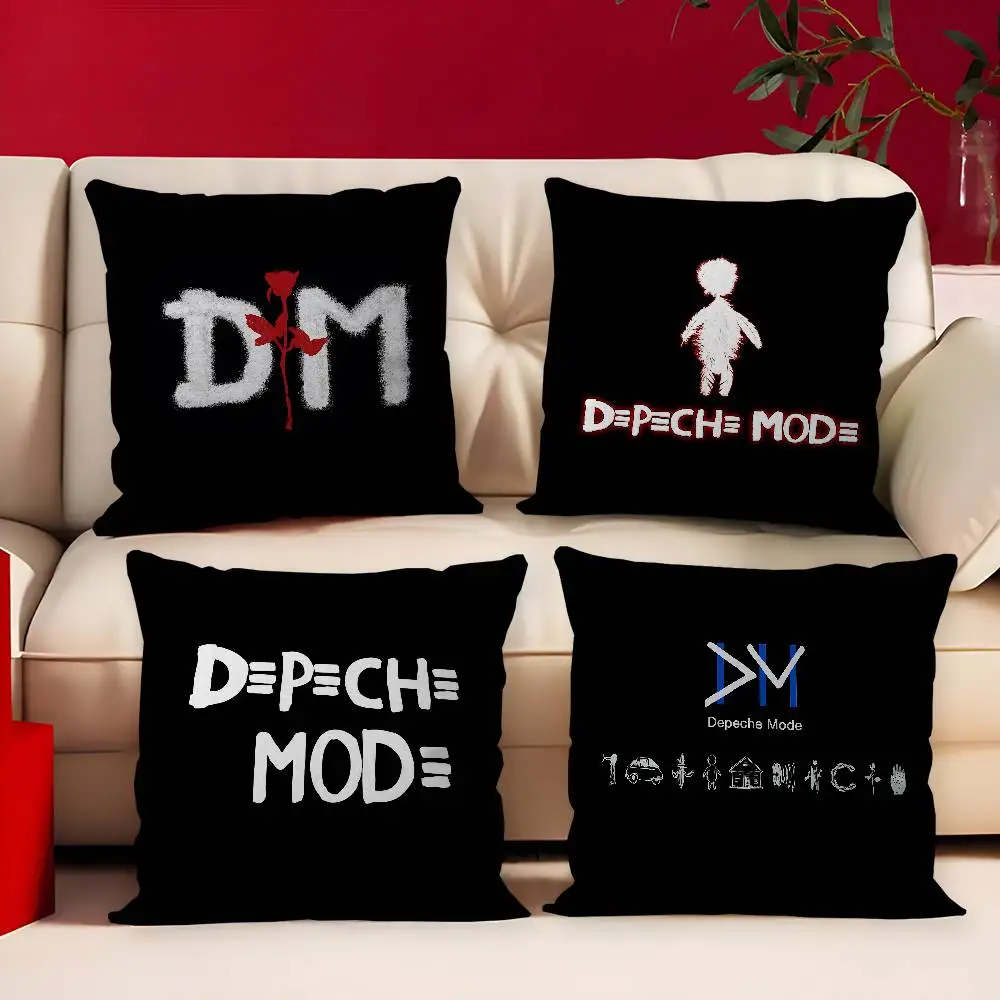 Band Electronic DEPECHE MODE Cushion Cover Polyester Sofa Cushions Decorative Throw Pillows Home Decoration Pillowcover