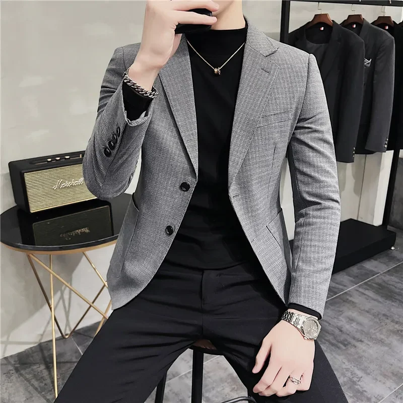 

L7512 Slim Fit Two-Button Business Casual Suit