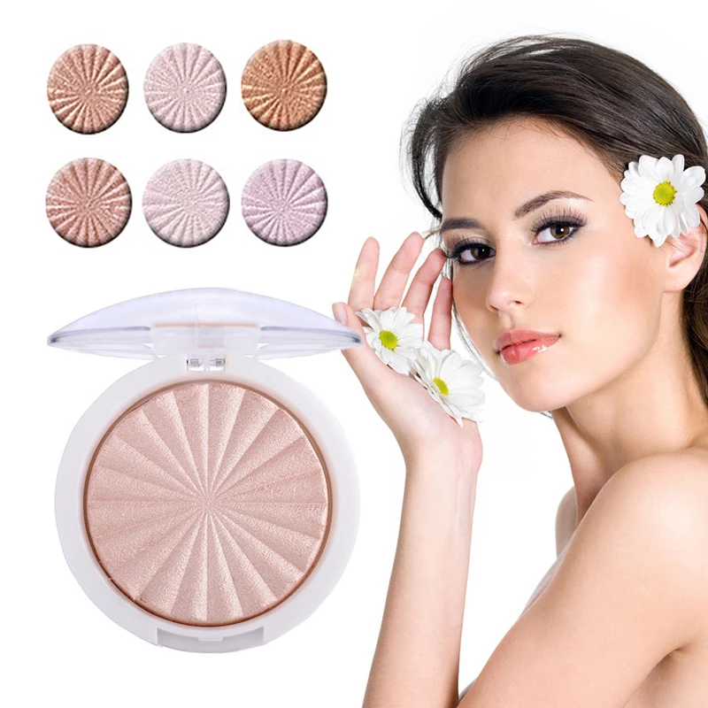 Miss Rose Makeup Shimmer Highlighter Powder Palette Base Illuminator Highlight Face Contour Golden Bronzer