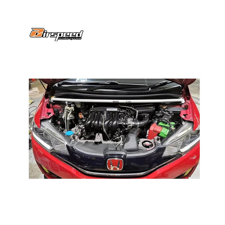 

Airspeed Brand Dedicated Fixed Position 100% Dry Carbon Fiber Cold Air Intake System for Honda Fit GK5