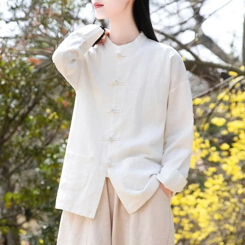 nouveau-cardigan-femme-en-coton-et-lin-style-bouddhiste-retro-veste-chinoise-boutonnee-pour-tai-chi-et-tenue-traditionnelle