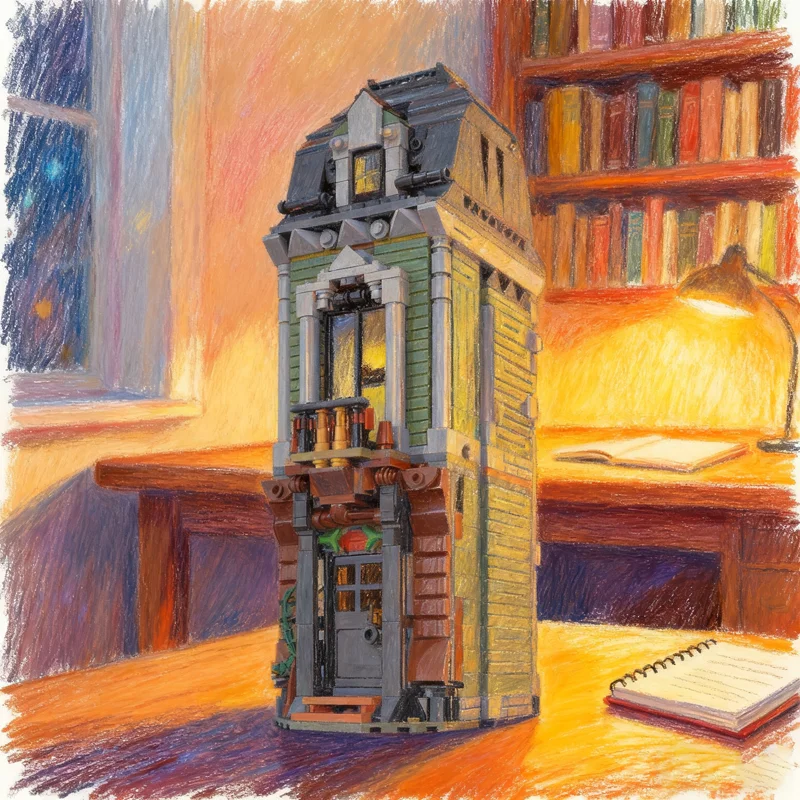 Art Craft Idea - 699pcs MOC Creator Modular Buildings Model