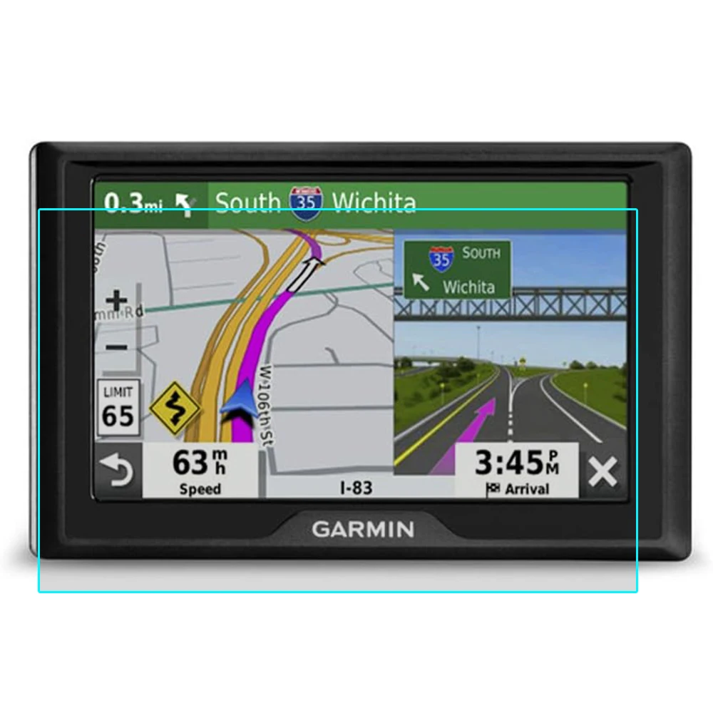 

2PCS PET protector film For Garmin Drive 52 5inch CAR GPS Navigation Protective Screen
