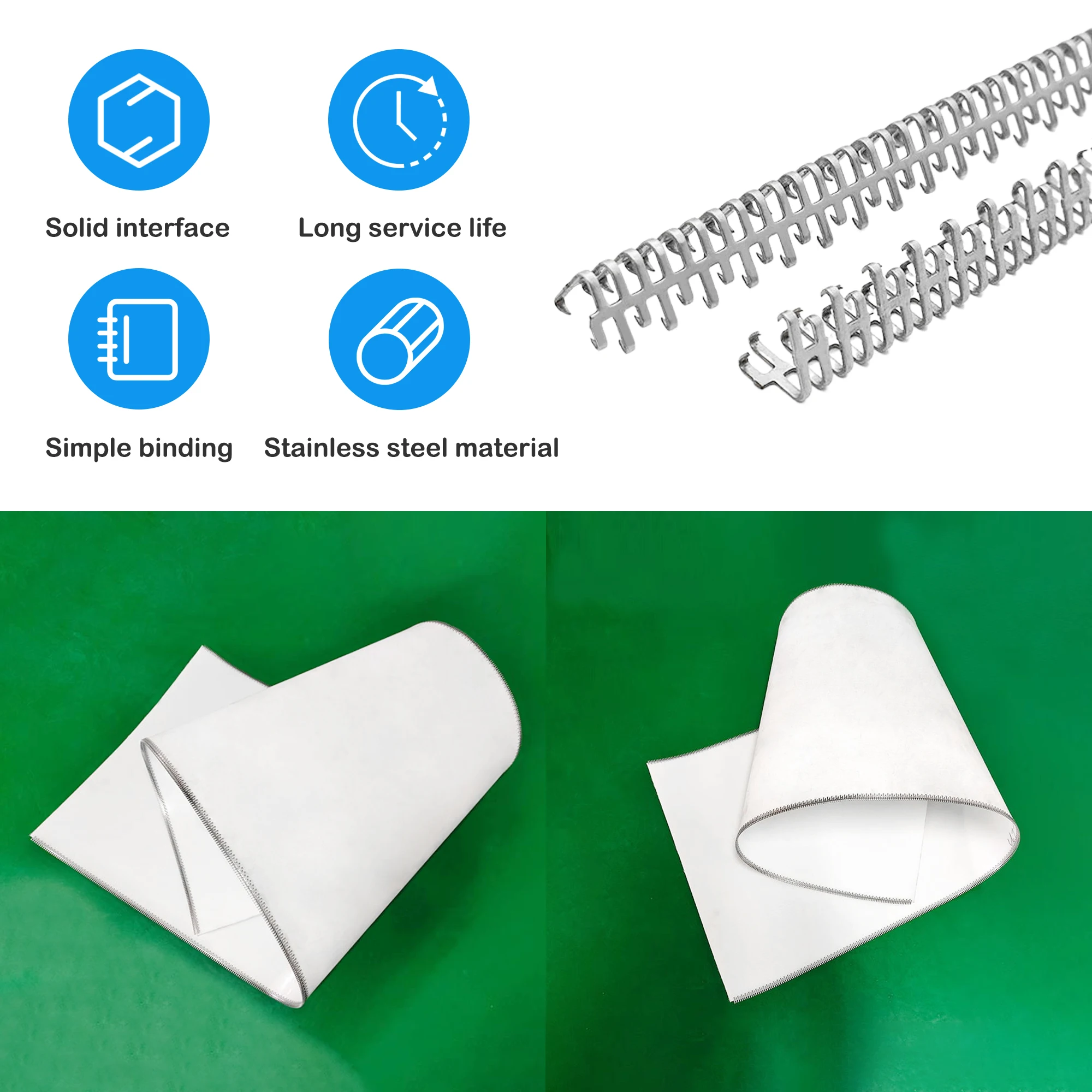No.7# Conveyor Fastener Steel Belt Lacing Belt Joint Repair for Belt Thickness 3/32
