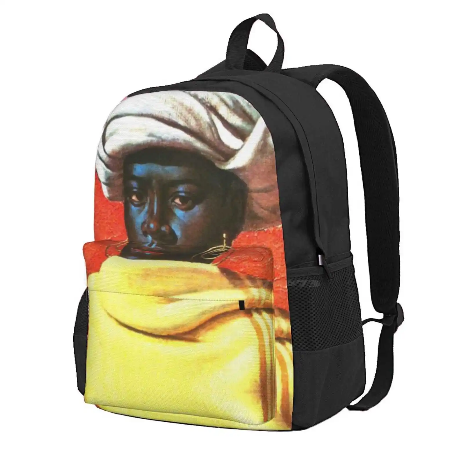 Vladimir Tretchikoff Vintage Painting, Famous Art Reproduction, African Fashion Illustration Hot Sale Schoolbag Backpack