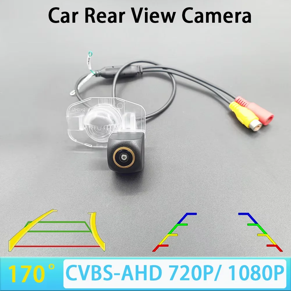 AHD CVBS Trajektorien-/Linienkamera für die Rückfahrkamera im Auto, passend für Toyota Corolla E140 E150 2007-2013, Fahrzeugassistenzsystem
