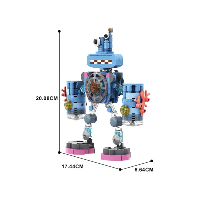 

Game Series Water MonsteChoir Model Building Blocks Cartoon Boys Assembled Music Robot Decorative MOC Bricks Toys Holiday Gifts